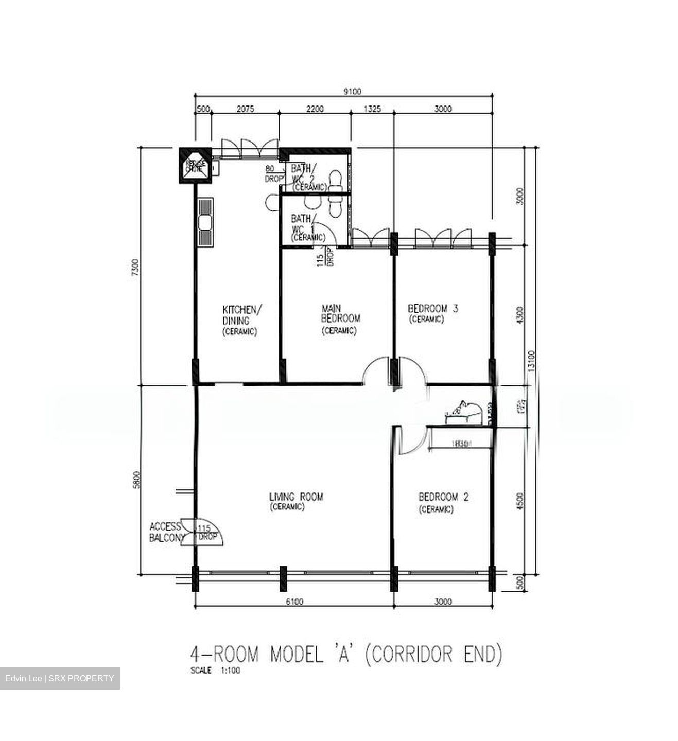 Blk 276 Ficus Vale (Yishun), HDB 4 Rooms #558618391